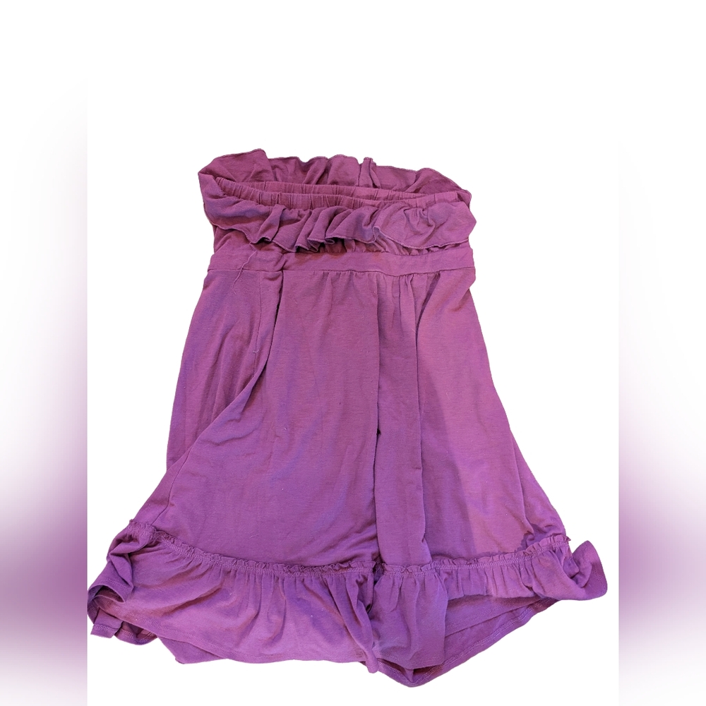 Purple Ruffled Dress - Picture 2 of 3